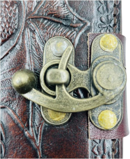Overdose Deckle Double Dragon with Stone Leather Diary 6*8