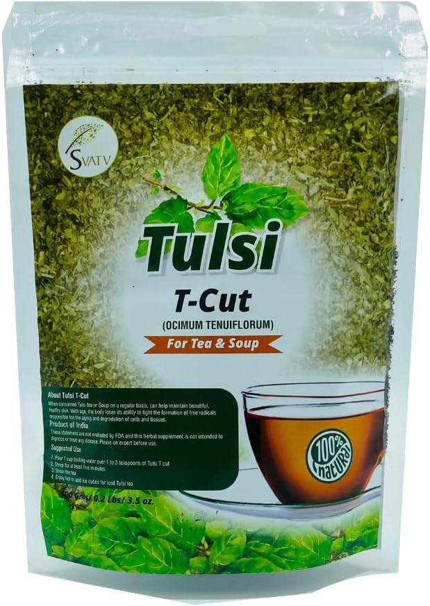 SVATV TULSI LEAVES T-CUT POWDER 100GM