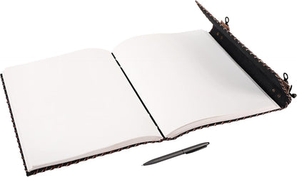 OVERDOSE Tree With 8 Stones Vintage Leather Journal 10/13
