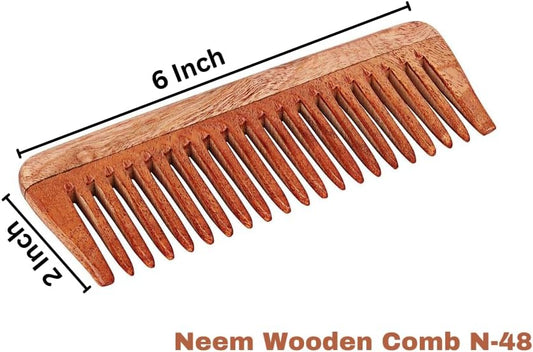 SVATV NEEM WOODEN COMB N-48