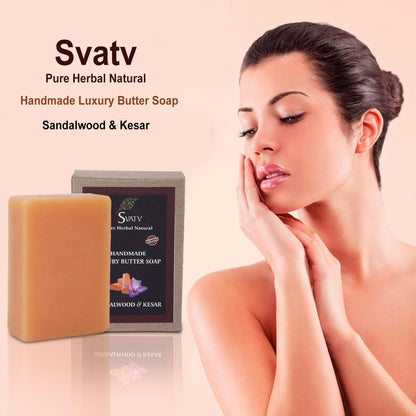 SVATV Sandalwood & Kesar For Men and Women 125gm