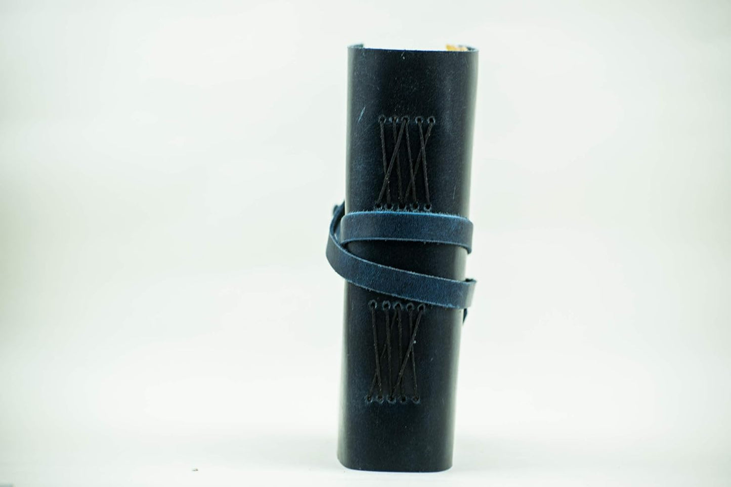 OVERDOSE Deckle Blue Leather Journal 6/8