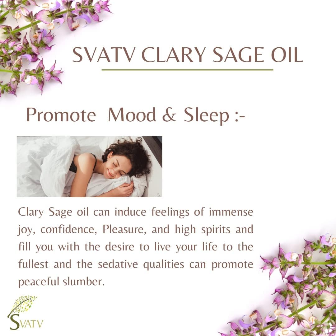 SVATV Clary Sage Essential Oil 10ml