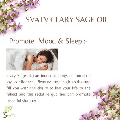 SVATV Clary Sage Essential Oil 10ml