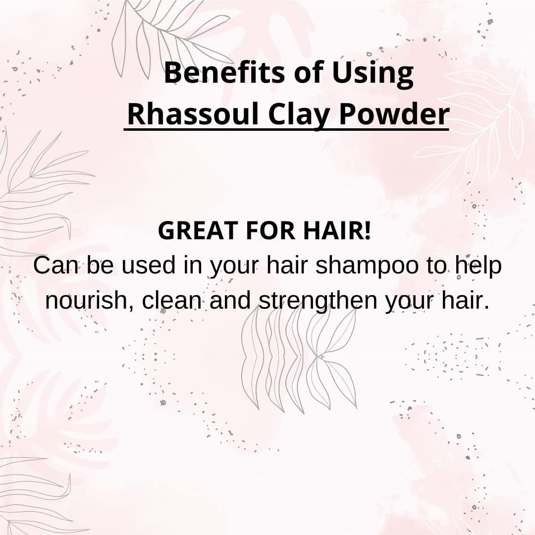 SVATV Rhassoul Clay powder | Ghassoul Clay | For Skin 227gm (8_oZ)