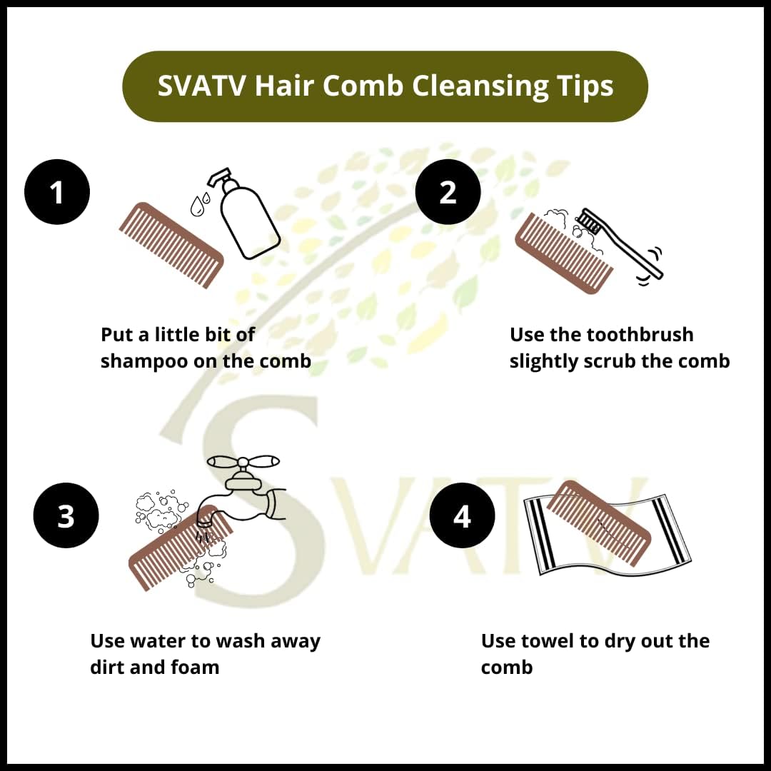 SVATV SHISHAM WOODEN COMB S-16