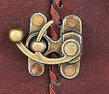 OVERDOSE Hamsa Embossed Journal Leather Diary 6/8
