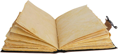 OD-35 OVERDOSE Celestial Sun & moon Handmade vintage leather journal • Deckle edge paper 6/8