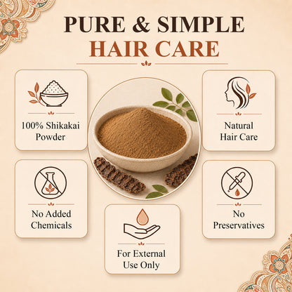 AATMANA Shikakai Powder | Natural Hair Growth | 100gm
