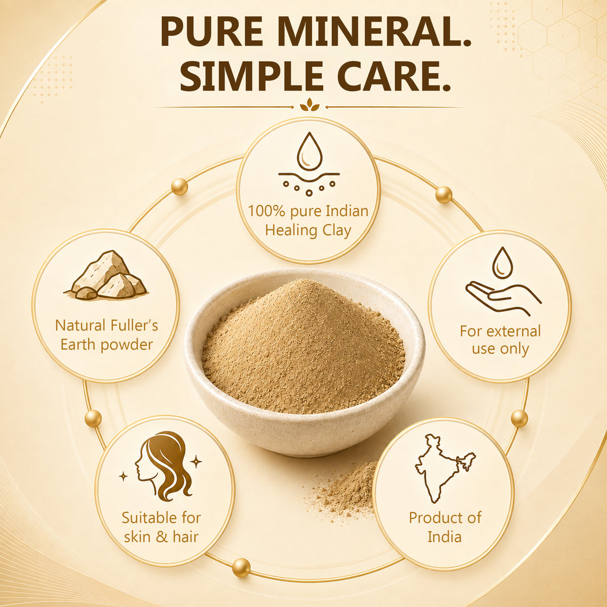 SVATV Multani Mitti Powder For Skin & Hair 227GM