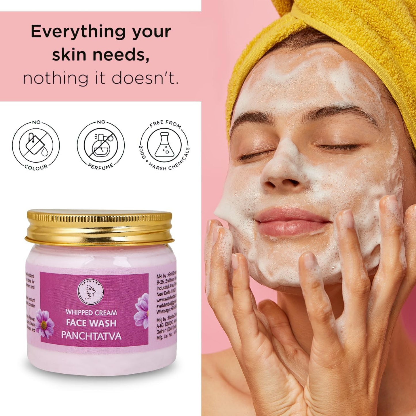AATMANA Face Wash Panchtatva 100gm Skin Care