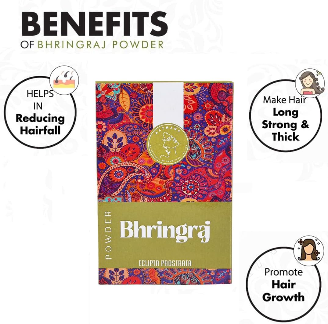AATMANA Bhringraj Powder | For Hair | 100gm
