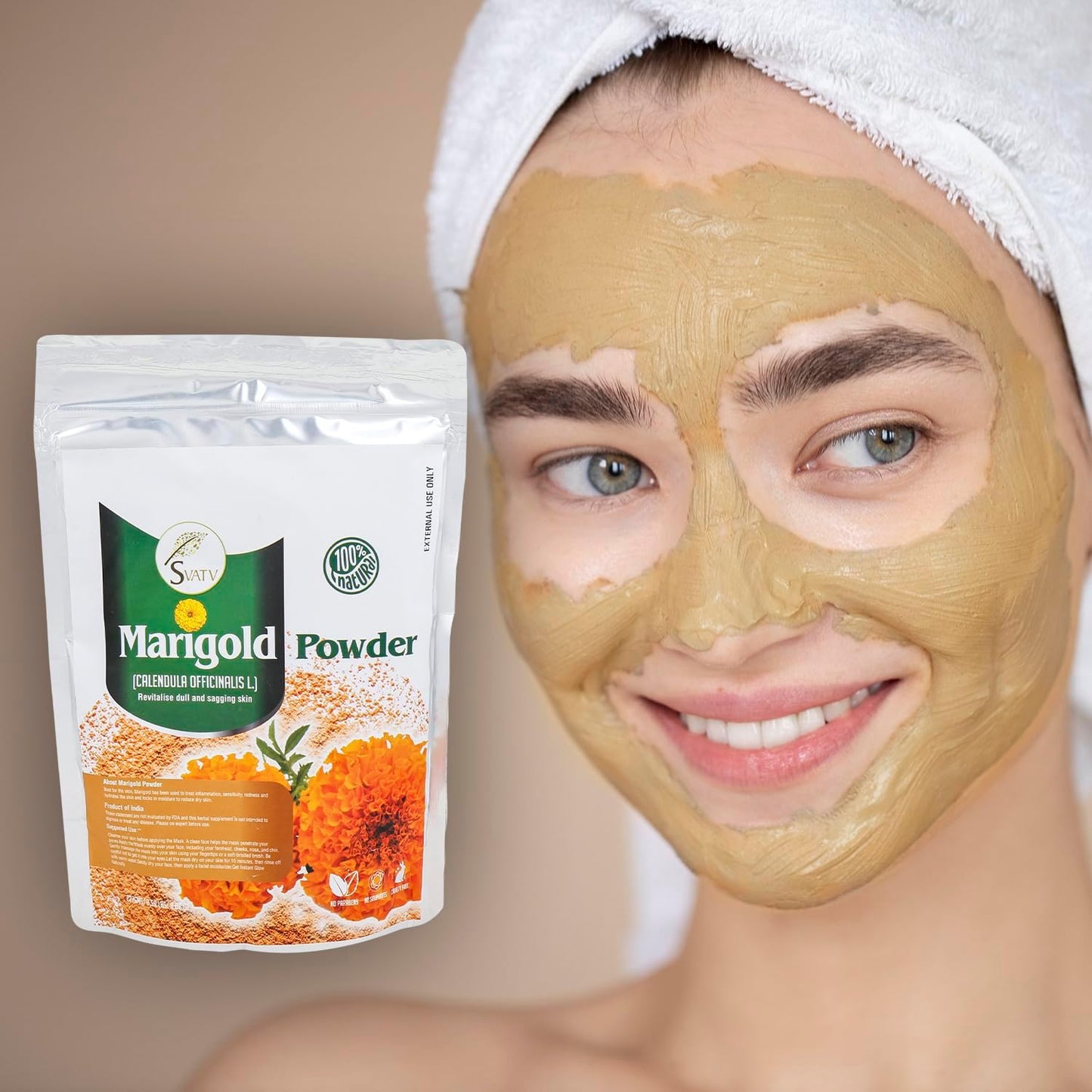 Svatv Marigold Powder - 227GM