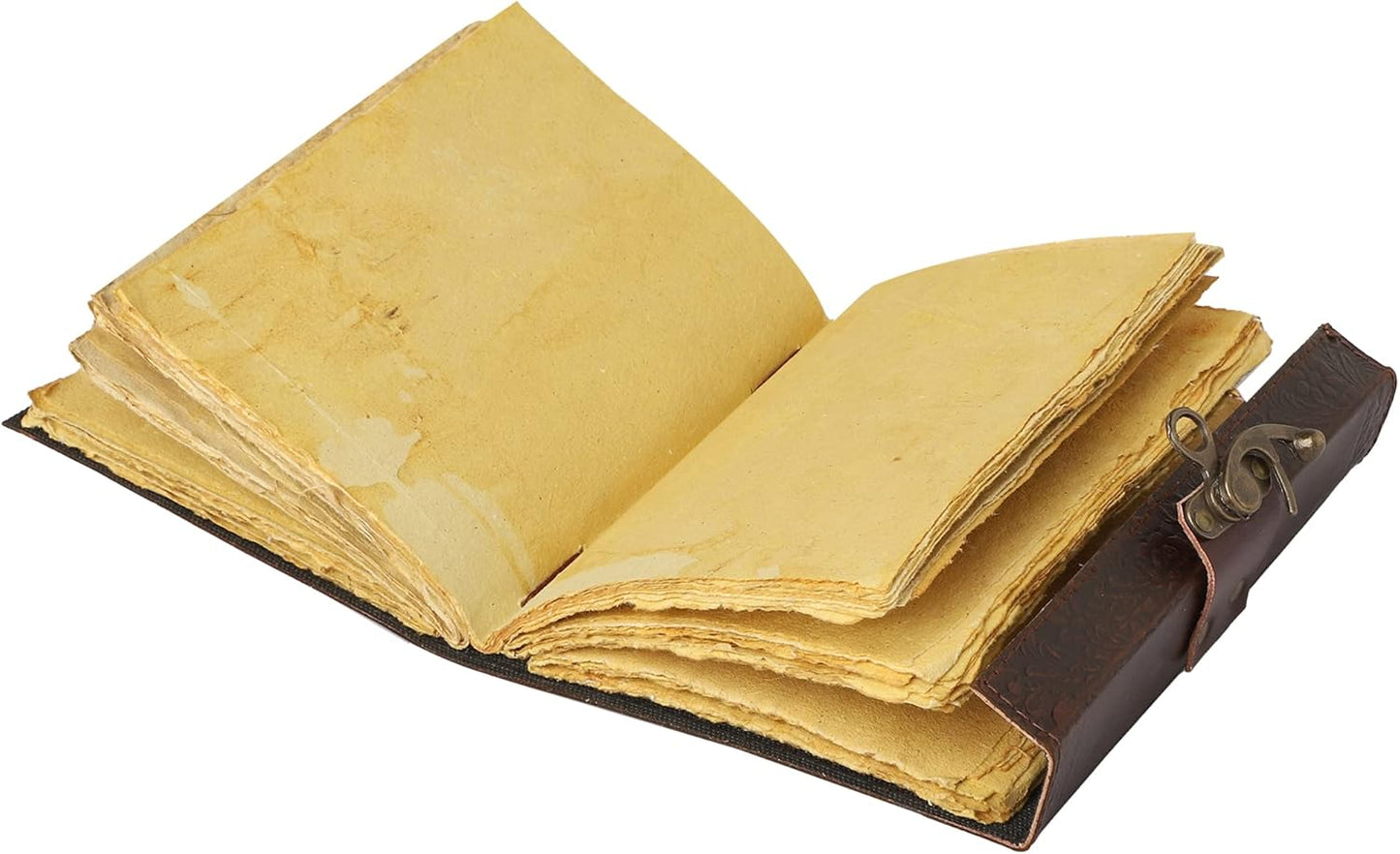 Overdose Deckle Double Dragon with Stone Leather Diary 6*8