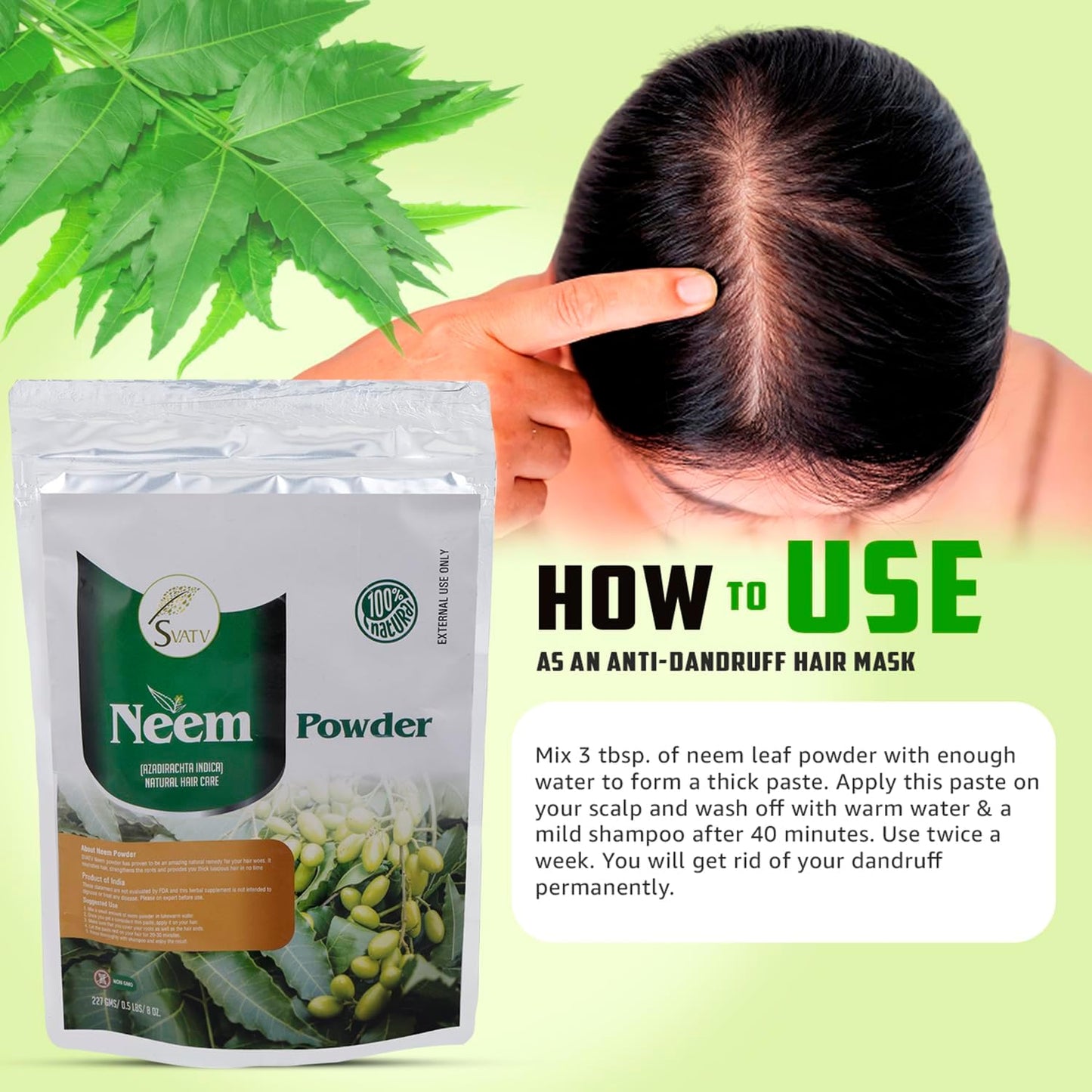 Svatv Neem Powder - 227GM
