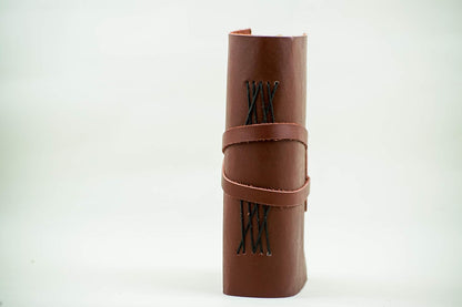 OVERDOSE Deckle Red Leather Journal 6/8