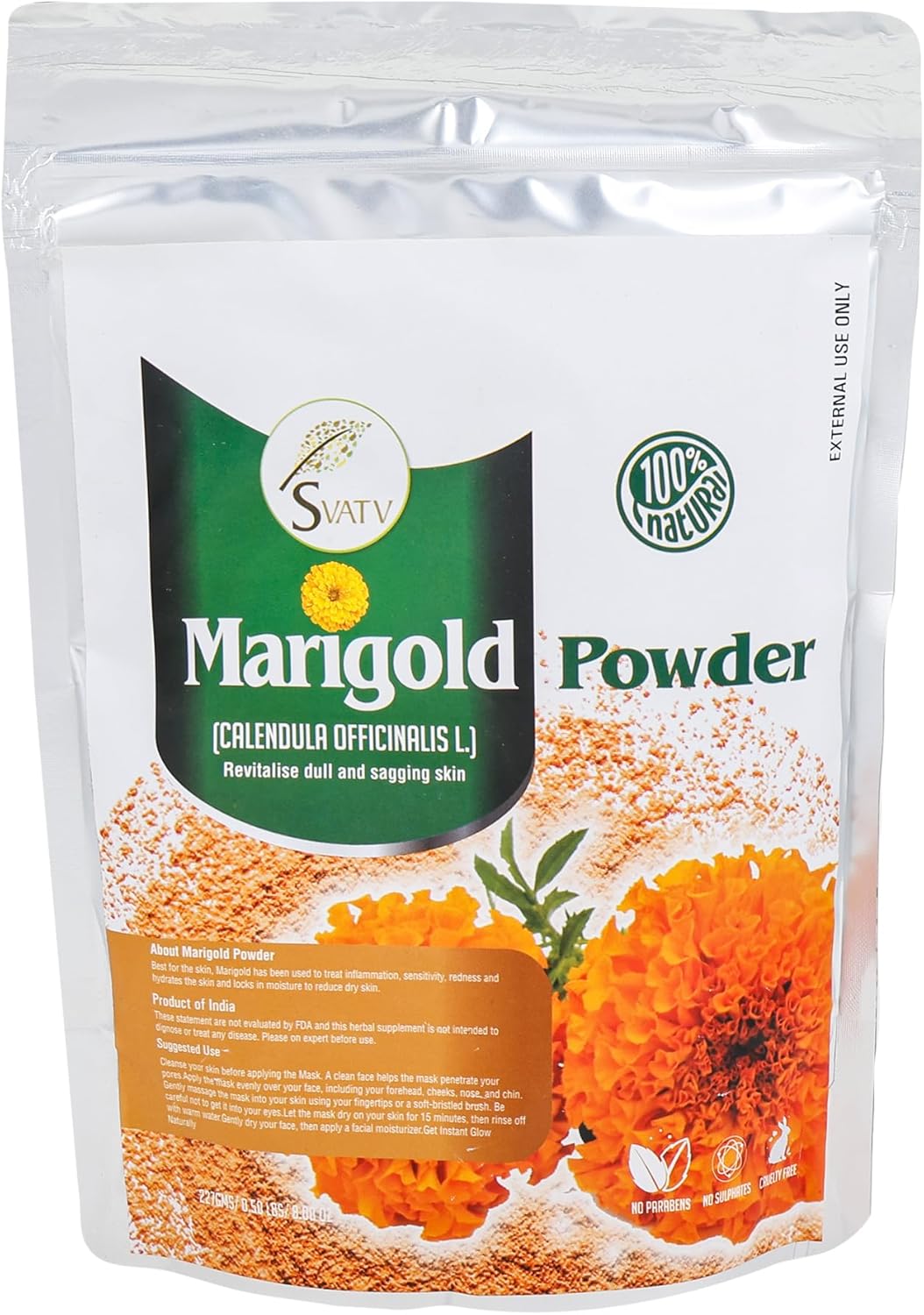 Svatv Marigold Powder - 227GM