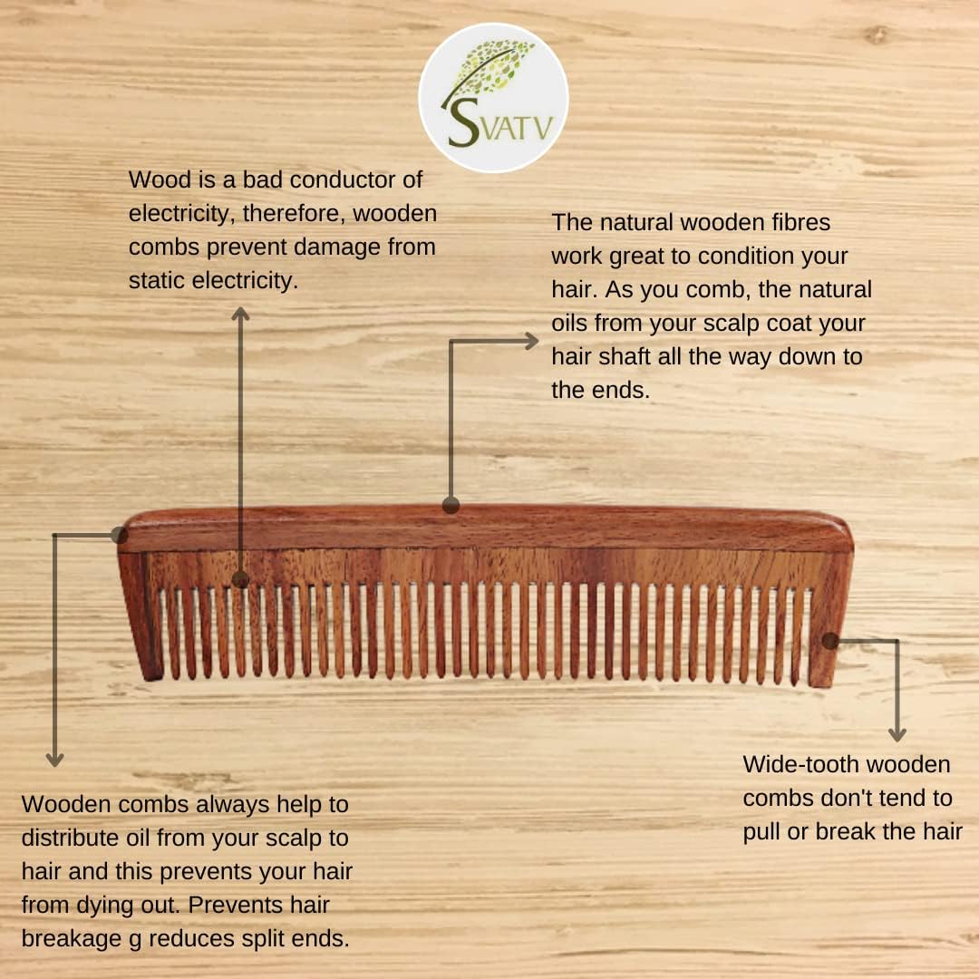 SVATV SHISHAM WOODEN COMB S-42