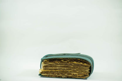 OVERDOSE Deckle Turquoise Leather Journal 5/7