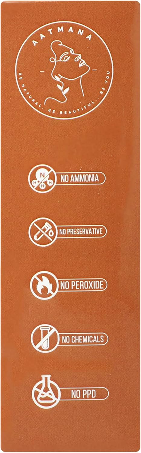 AATMANA Herbal Blonde Henna Hair Dye with Goodness of 9 Herbs 100gm