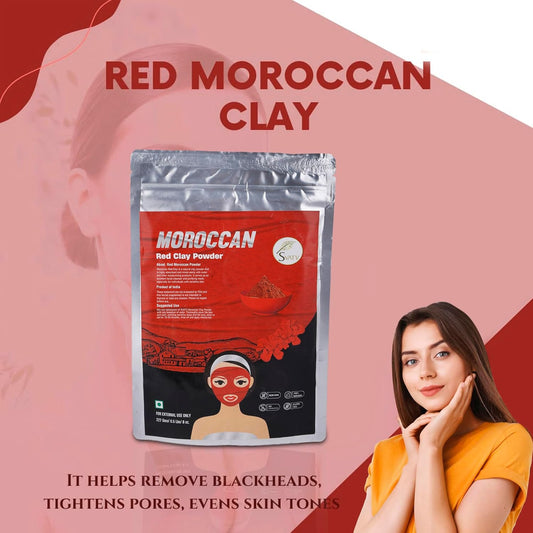 Svatv Red Moroccon Clay Powder - 227GM