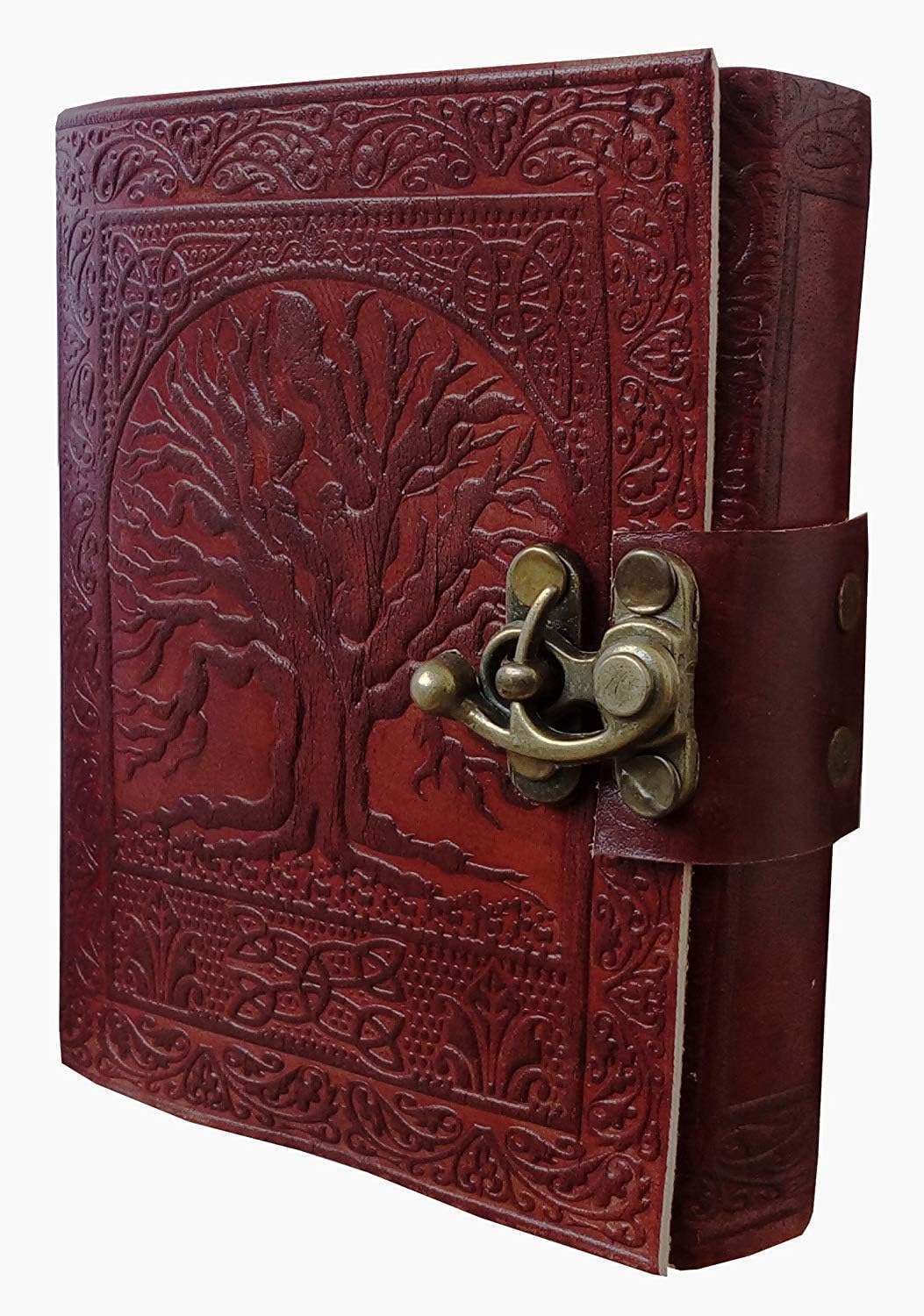OVERDOSE Tree Journal Diary Notebook - Handcrafted Leather Journal 5/7