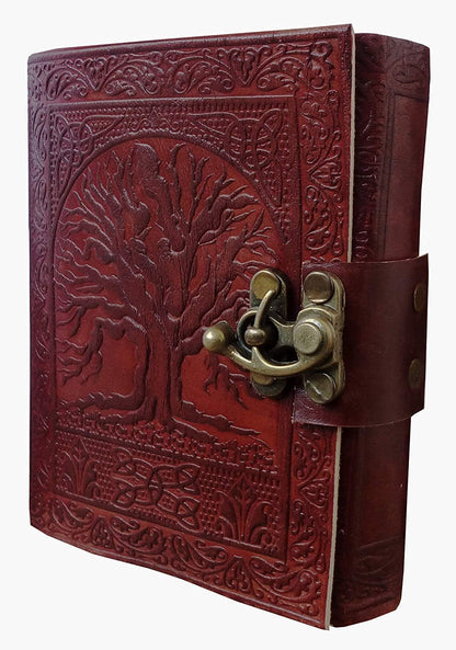 OVERDOSE Tree Journal Diary Notebook - Handcrafted Leather Journal 5/7