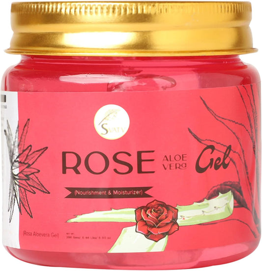 SVATV Rose Aloe Vera Gel For Skin 200gm