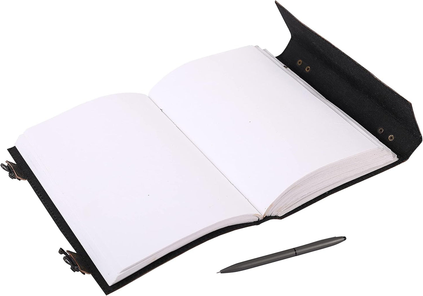 OVERDOSE Hand Embossed 5 Stone Leather Journal - Handmade Antique Stone Notebook 7/10