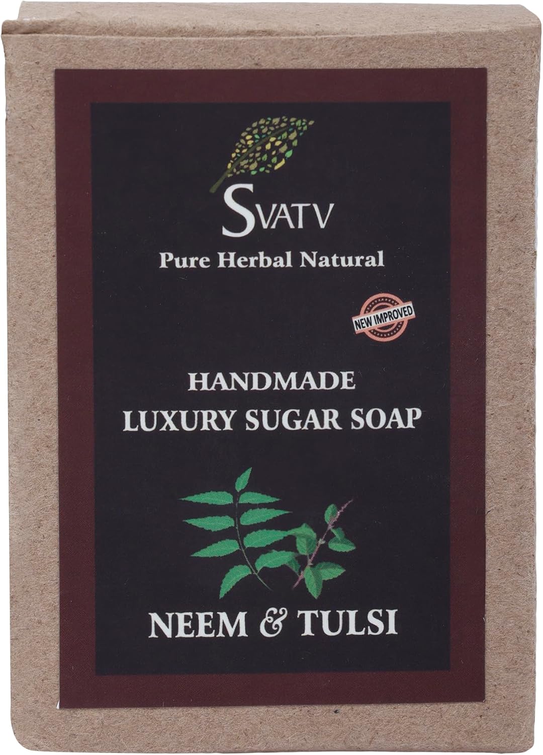 SVATV Handcrafted savon with Neem & Tulsi 125gm