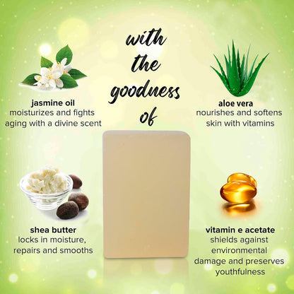 SVATV Handcrafted savon with natural, soothing herbs of Clove and Jasmine 125gm