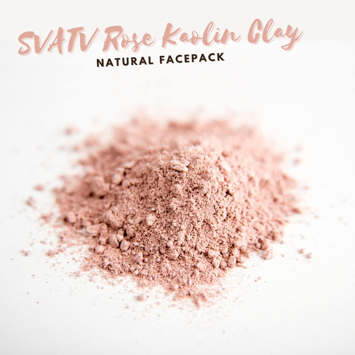 Svatv Kaolin Rose Powder For Skin 227gm (8_oZ)