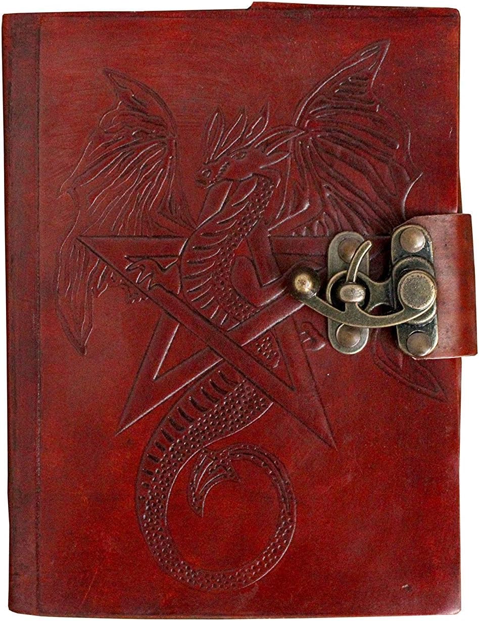 OVERDOSE Star Dragon Journal Notebook Handmade Antique Journal 5/7