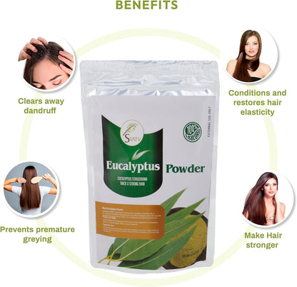 SVATV Eucalyptus Powder | For Hair Care | 227gm | (8_oZ)