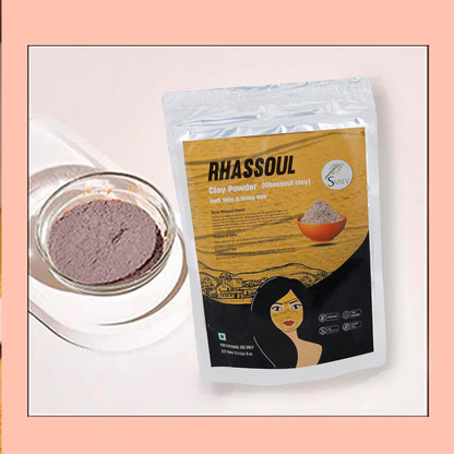 SVATV Rhassoul Clay powder | Ghassoul Clay | For Skin 227gm (8_oZ)