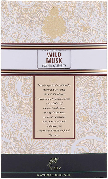 SVATV INCENSE STICK WILD MUSK 200GM