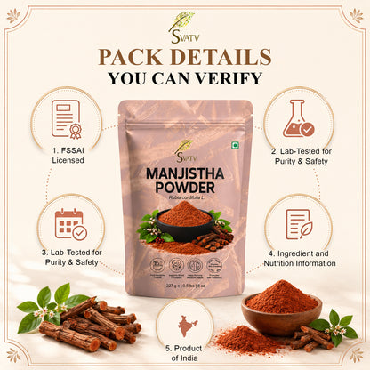 SVATV Manjistha Powder - 227GM