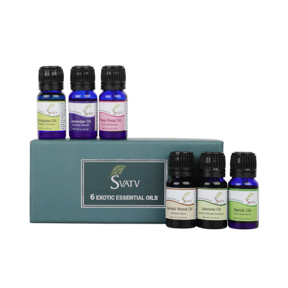 SVATV GIFT SET Therapeutic Grade Essential Oil Aromatherapy Oil 60ml (10ml per)