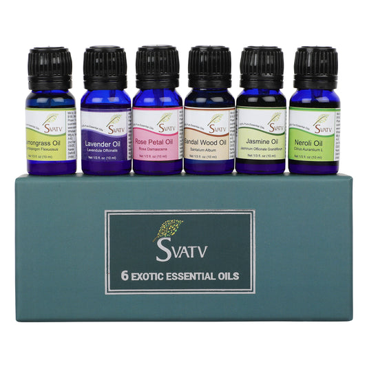 SVATV GIFT SET Therapeutic Grade Essential Oil Aromatherapy Oil 60ml (10ml per)
