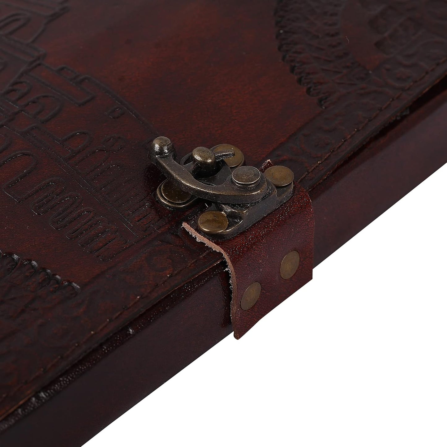 OVERDOSE Colosseum Brown Leather Journal 6/8