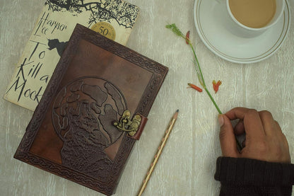 OVERDOSE Wolf Journal Notebook - Handmade Antique Journal 5/7