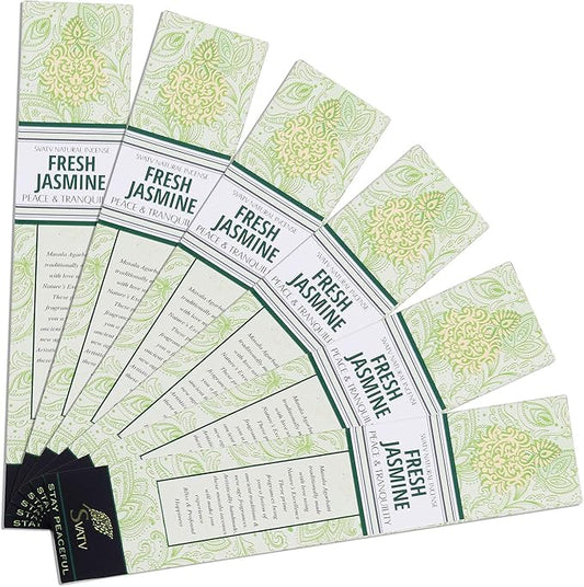 SVATV INCENSE STICK JASMINE 15GM (PACK OF 6)