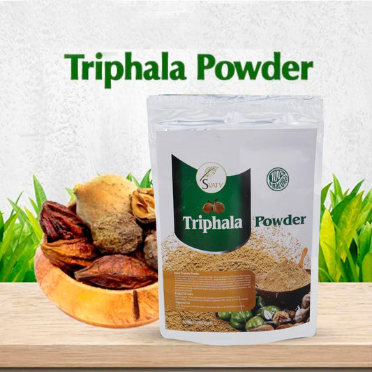 SVATV Triphala Powder 227g Formula of Amla, Haritaki & Bibhitaki – 8 Oz