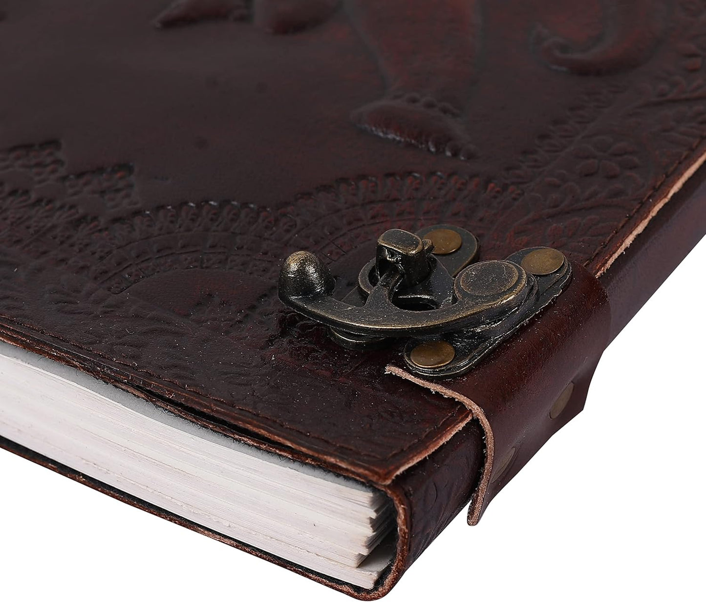 OVERDOSE Elephant Vintage Leather Journal 10/13