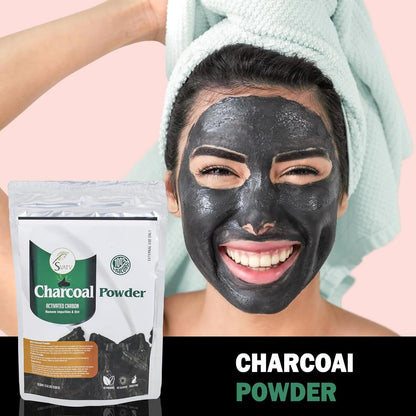 SVATV Active Charcoal Powder | For Skin 227gm (8_oZ)