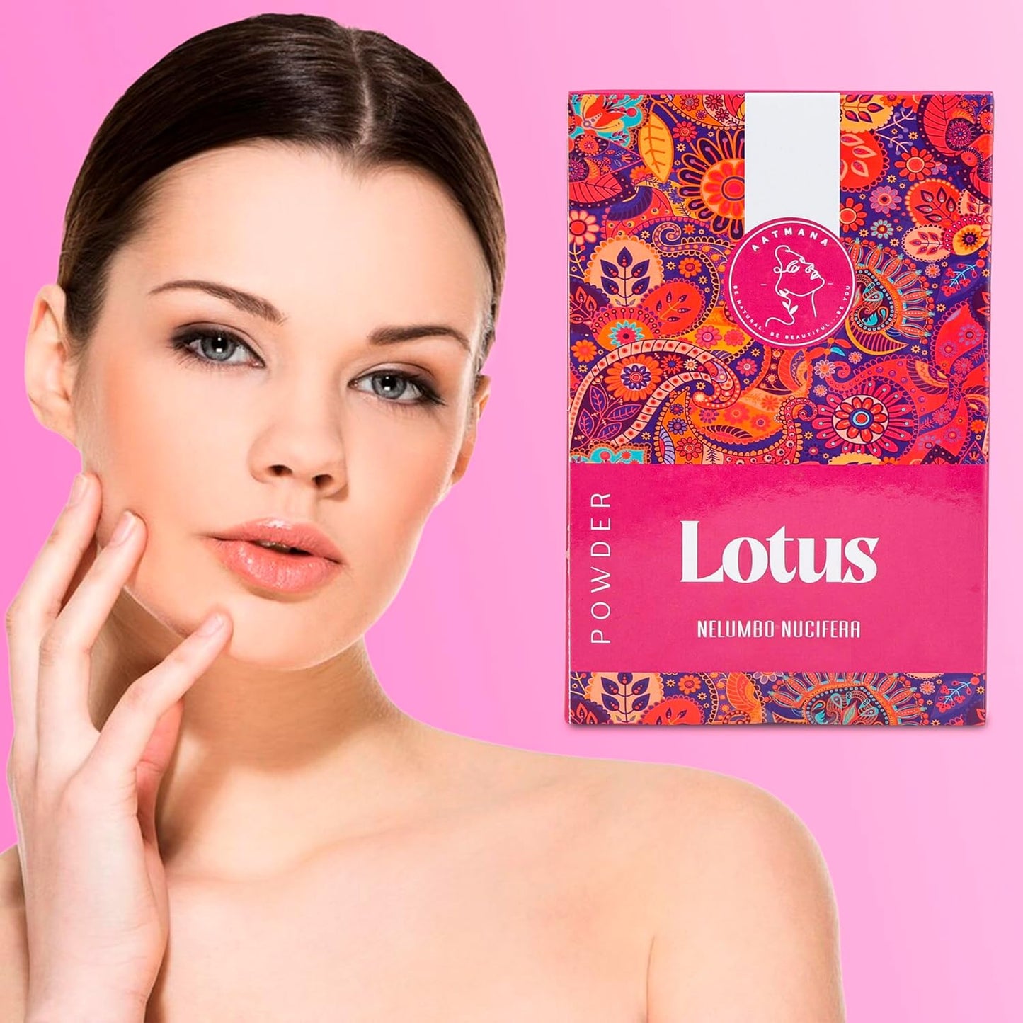 AATMANA Lotus Powder | Natural Skin Care | 100gm