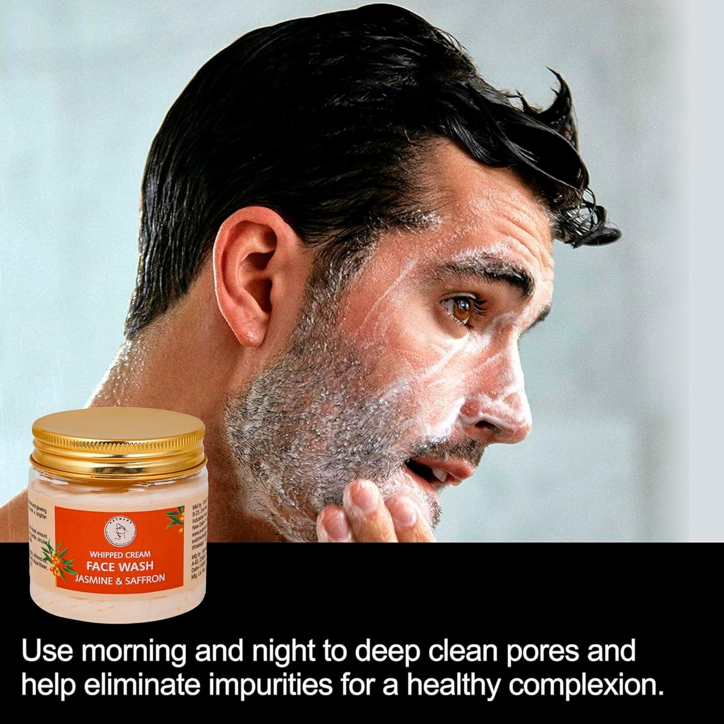 AATMANA Face Wash Jasmine & Saffron 100gm Skin Care
