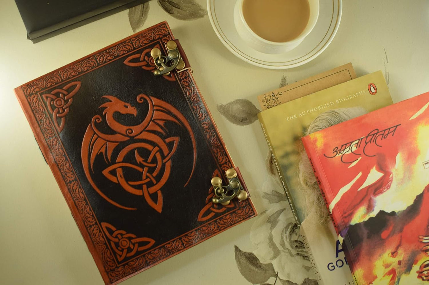 Overdose Dragon 2 Lock Leather Diary 6*8