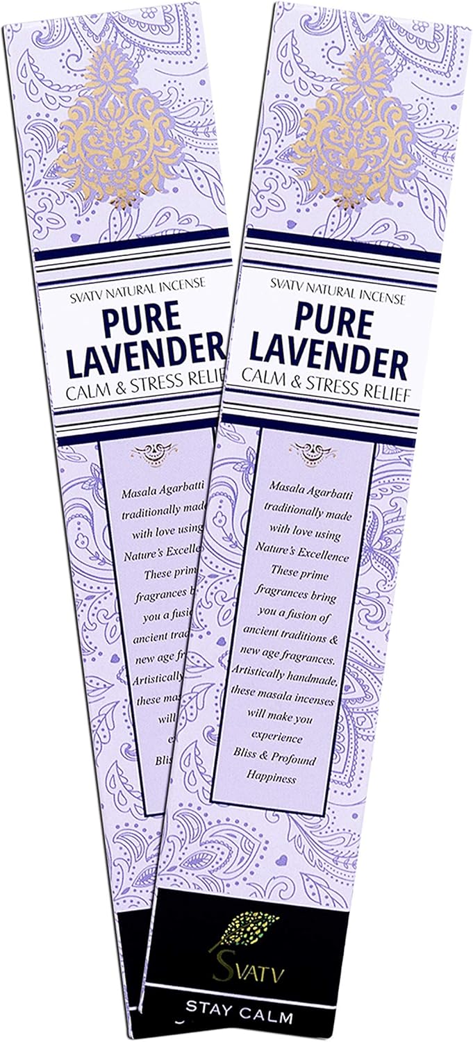SVATV INCENSE STICK LAVENDER 15GM (PACK OF 2)