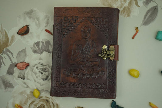 OVERDOSE Gautam Buddha Journal Notebook - Handcrafted Journal 5/7